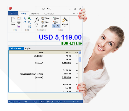 DeskCalc Screenshot